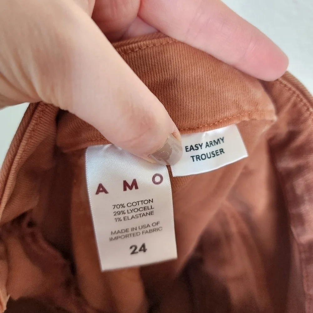 AMO Copper Easy Army Trousers 24